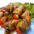 reiyan1956's cooksnap of when they made パプリカとえのきの肉巻き.