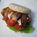 スタイリッシュママ's cooksnap of when they made リメイク！ローストチキン＆クリチサンド.