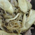のりしお大好き's cooksnap of when they made しめじ牛肉こんにゃくごぼうの煮物.