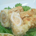 reiyan1956's cooksnap of when they made ちくわの明太子揚げ.