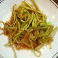 ぶーこリン嫁's cooksnap of when they made 節約！簡単！ブロッコリーの茎できんぴら？.