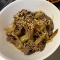 クックOH60QT☆'s cooksnap of when they made ☆牛肉とごぼうのしぐれ煮☆.
