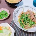 茶太郎ラッシュ･ω･'s cooksnap of when they made 豆苗と豚バラのうま味炒め.