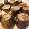 り～mama's cooksnap of when they made なすの挟み焼き☆照り照りニンニク味噌で.