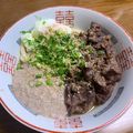 ゆみしゅー's cooksnap of when they made 丸亀製麺のぶっかけうどん！牛とろ玉うどん.