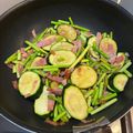 さちこクッキング's cooksnap of when they made 簡単♪　茹でずに炒めるアスパラベーコン.