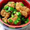 生誕１９７３年独身男's cooksnap of when they made 鶏のからあげ～レモンネギソースがけ～.