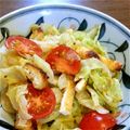 やまちょひめ's cooksnap of when they made キャベツと揚げの胡麻サラダ♪.