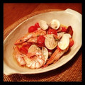 こはこはこは's cooksnap of when they made 簡単＊鱈と有頭エビのアクアパッツァ.