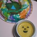 chikata's cooksnap of when they made ●ハロウィンかぼちゃプリン●.