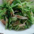 かぴーな's cooksnap of when they made ★水菜のベーコンガーリック炒め★.