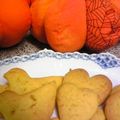 くまのみくん's cooksnap of when they made ハロウィン♪おばけなかぼちゃクッキー★.
