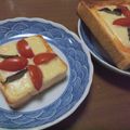 実菜都's cooksnap of when they made アリスの時計風ピザパン.