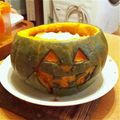 べじまり's cooksnap of when they made ハロウィンにピッタリ!!かぼちゃグラタン.