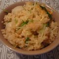 レオン犬's cooksnap of when they made さといもと油揚げと水菜の炊き込みごはん.