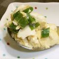 joong's cooksnap of when they made レンジで温たま豆腐.