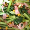 アヤコ1225's cooksnap of when they made 小松菜マヨ炒め.