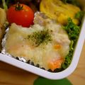 あくろsan's cooksnap of when they made お弁当に。シチューリメイクグラタン.