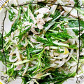 a_asami's cooksnap of when they made もやしと水菜のツナマヨ和え.