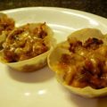 japooven's cooksnap of when they made 餃子の皮で！茄子のミートソース焼き.