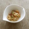 puniＫ's cooksnap of when they made 海藻麺とちくわの梅肉入り中華サラダ♪.
