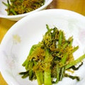 salasa109's cooksnap of when they made 手軽にもう一品！蕪の葉とじゃこの炒め物.