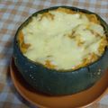 えみーろ's cooksnap of when they made 丸ごと☆坊ちゃんかぼちゃグラタン♪.