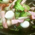 牛乳どーなつ's cooksnap of when they made ベーコンとブロッコリーのうま煮.