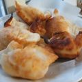 ちばたま's cooksnap of when they made おさかなのソーセージ入り揚げワンタン♡.