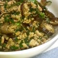 BibittO4's cooksnap of when they made 茄子とにらのピリ辛ひき肉炒め.