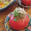 mach_h's cooksnap of when they made めんつゆで簡単★丸ごとトマトのおひたし.