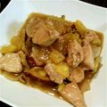 のんchan。's cooksnap of when they made さつま芋と鶏肉の甘辛煮.