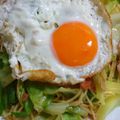 こじろうまる's cooksnap of when they made ☆ベーコンとキャベツの和風温たまパスタ.