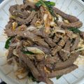 庵chai's cooksnap of when they made ニラとネギの牛カルビ炒め.
