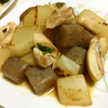 nuri0's cooksnap of when they made こんにゃくと大根と鶏肉の炒め物.