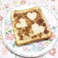 まっちー食堂's cooksnap of when they made お絵かきシナモンシュガートースト♬.