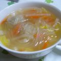 ゆひか's cooksnap of when they made 暖まってお腹いっぱい♪あっさり中華スープ.