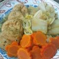 yoapiko's cooksnap of when they made がんも＆白菜＆人参の煮物.