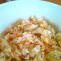 kominori's cooksnap of when they made 鮭とレタス炒飯.