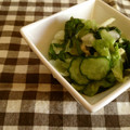 沖田晴喜's cooksnap of when they made ＊きゅうりとレタスの即席お漬け物＊.