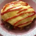 伊賀崎's cooksnap of when they made ヘルシー簡単レンジDEオムライス♪.
