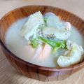 さんごりあす's cooksnap of when they made 楽ちん♪鮭の具だくさん味噌汁【石狩汁】.