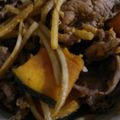 goasan's cooksnap of when they made かぼちゃ＆れんこんの塩麹豚バラ炒め.