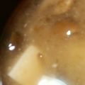 ままんき's cooksnap of when they made なめこの味噌汁には大根おろし♡.