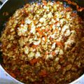 愛くん0602's cooksnap of when they made ☆簡単！鶏ひき肉の二色丼☆.