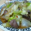 フットサ's cooksnap of when they made 鶏レバーの野菜炒め!.