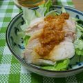 ふぁーーちゃん's cooksnap of when they made ＊ルクエde塩麹鶏むね肉の棒々鶏＊.