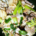 qqq-999's cooksnap of when they made 豚肉と長芋と青梗菜の炒め物.