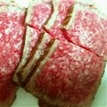 まなひめ8's cooksnap of when they made 超簡単！牛のたたき.