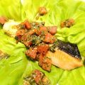 ☆Kayorina☆'s cooksnap of when they made サーモンソテー★トマトとバジルのソース.